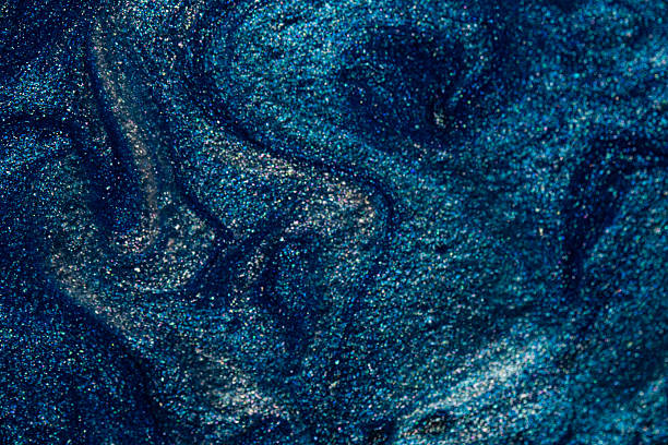 istock Blue and gold shimmer abstract texture 2221921544