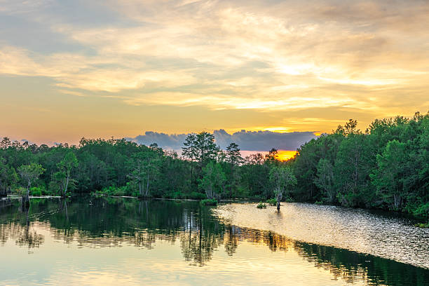 istock Colorful Sunset over Georgia Lake 2221923342