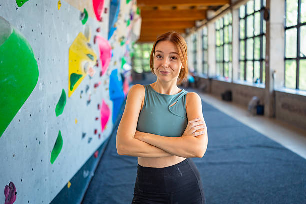 istock Fit Woman Showing Strength and Attitude 2221929173