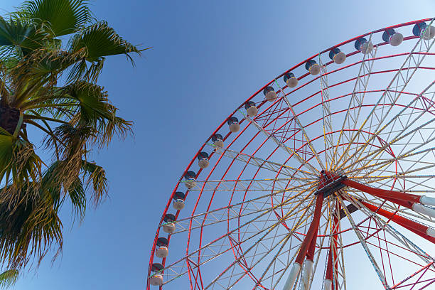 istock Ferris Wheel park Against the Sky Background 2221930155