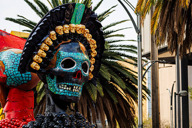 Mexico City, Mexico; November 2nd 2024: Day of the dead parade