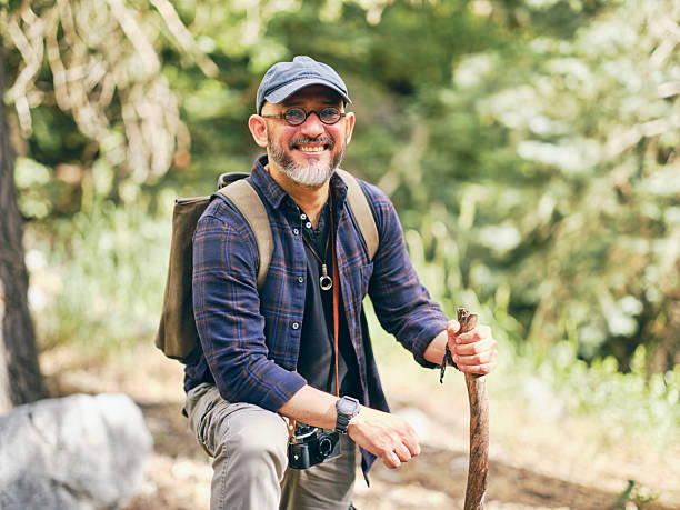 istock Mature Man Hiking in the WIlderness 2221936932