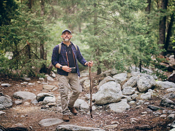istock Mature Man Hiking in the WIlderness 2221937030