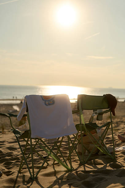 summer time on the island of langeoog in the german north sea