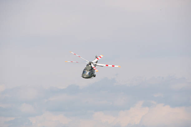 NHIndustries NH90 of the Royal Netherlands Navy flying in mid-air.