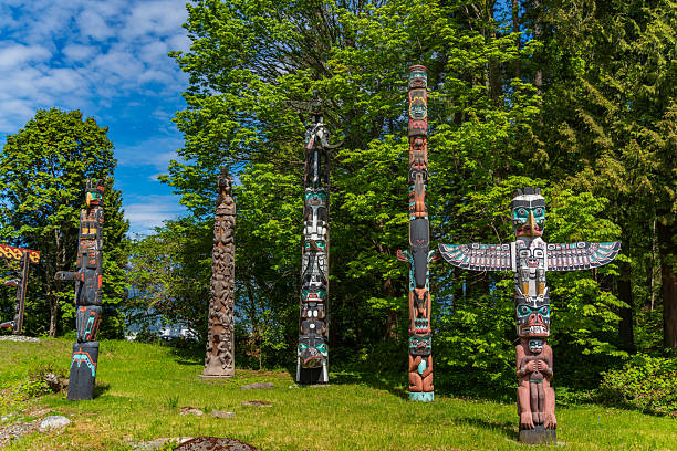 istock Stanley Park Totem Poles in Vancouver, Canada 2221950871