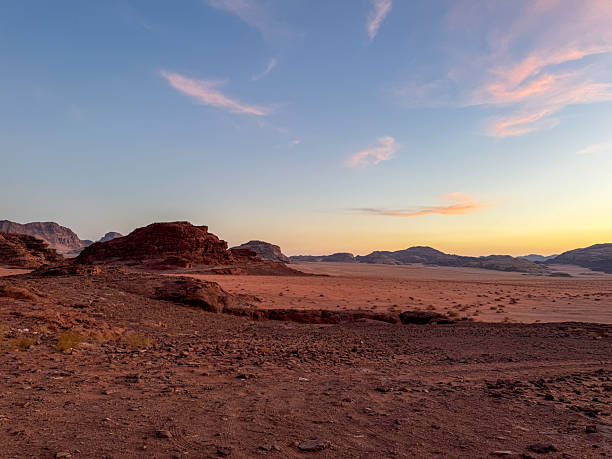 istock Sunset over Wadi Rum desert, Jordan 2221951499