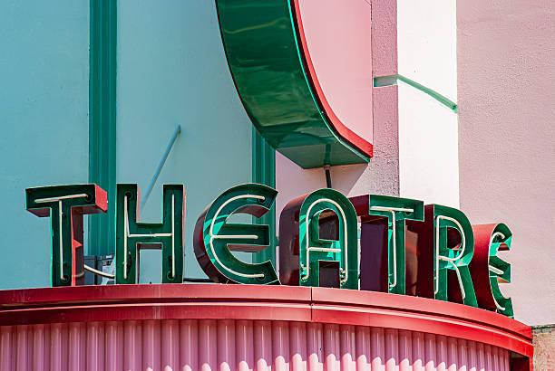 Blank Theater Sign in Kingman, AZ