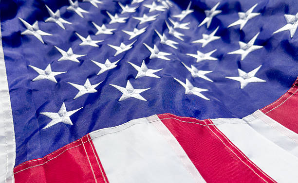 istock Close Up American Flag background 2221958396