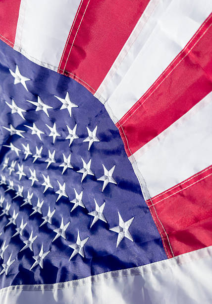 istock Close Up American Flag background 2221958403