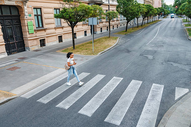 istock Urban Commuter Walking on Crosswalk in City 2221961729