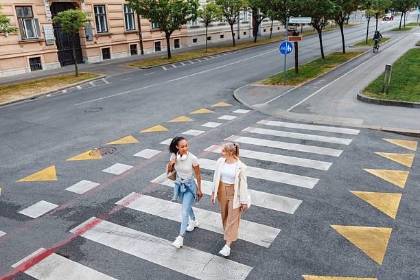 istock Two Friends Enjoy City Commute 2221961735