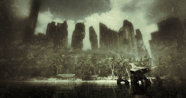 Overgrown Nature and Remnants of Civilization