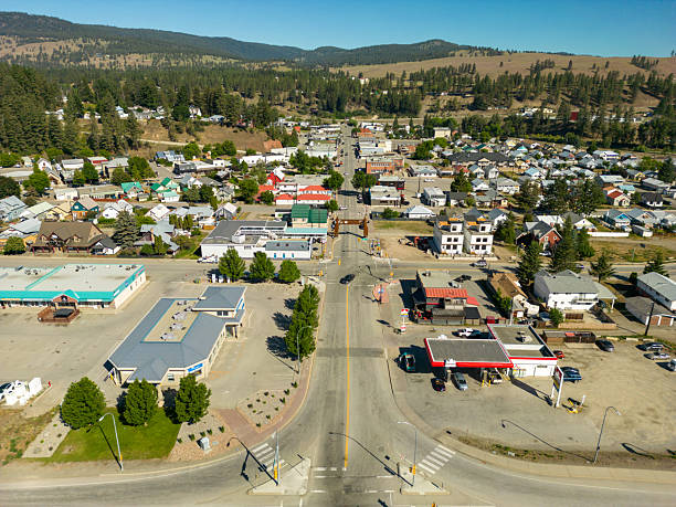 istock Drone Aerial View Princeton British Columbia Canada 2221968907