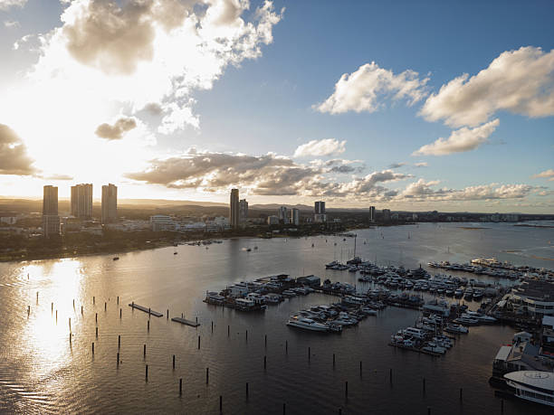 istock Sunset, Gold Coast Broadwater, Queensland, Australia 2221973421