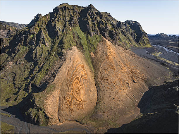 textures and colors in south iceland in Iceland, Mýrdalshreppur, Vik