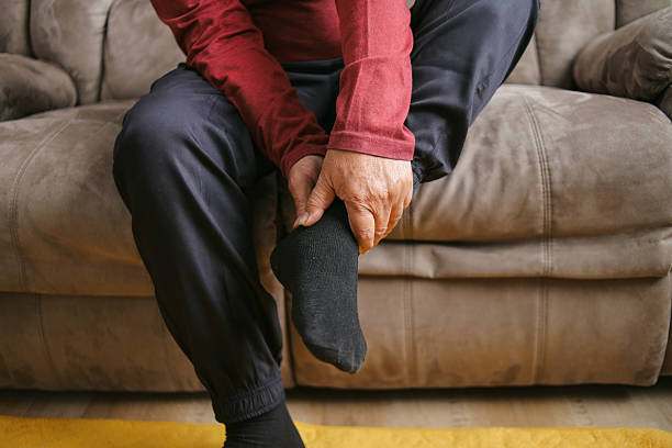 istock Senior Man Suffering From Injury Ligament 2221985067
