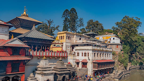 istock Pashupatinath is a Hindu temple complex in Kathmandu. 2221996329