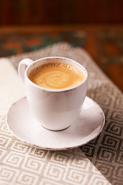 istock Cup of coffee on wooden background. Soft focus. Copy space. 2221998807