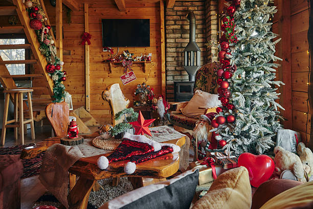 istock Living room on Christmas day! 2222001017