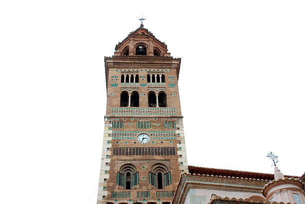 istock Mudejar Tower of Teruel Cathedral Against Clear Sky 2222007103