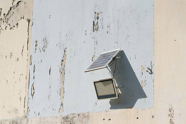 Sustainable energy. Minimalist installation with eco concept. Electricity saving cost concept.