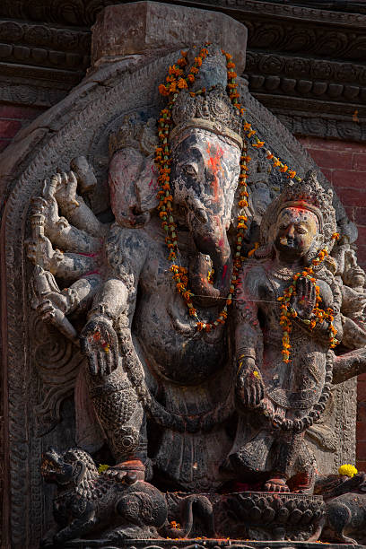 Ganesha statue in Kathmandu. Nepal
