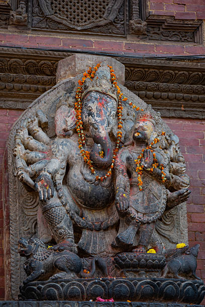 Ganesha statue in Kathmandu. Nepal