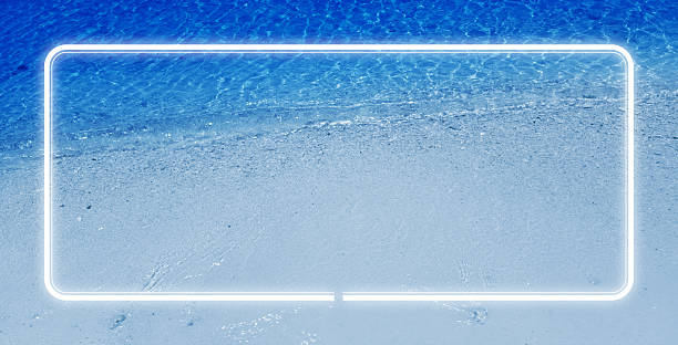 istock Clear blue sea and sand beach on a sunny and clear day. 2222034547