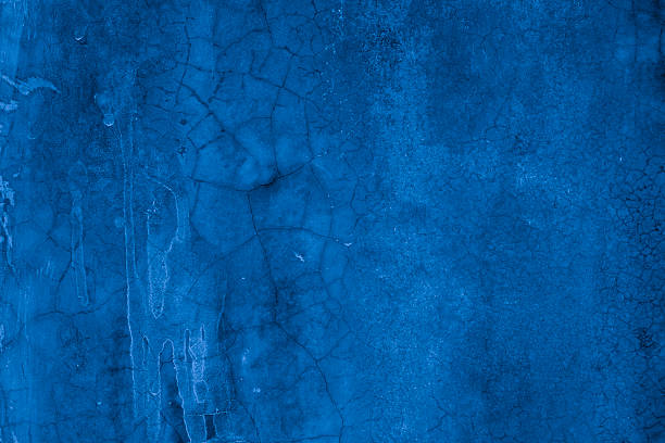 istock Old wall pattern texture cement blue dark abstract  blue color design are light with black gradient background. 2222045847