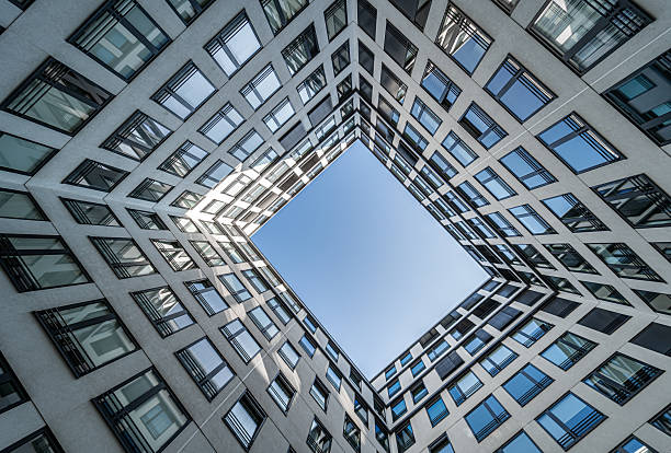 istock Courtyard of a modern office building 2222045859