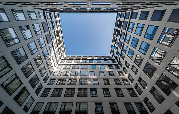 istock Courtyard of a modern office building 2222045941
