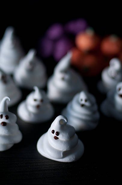 istock Ghosts of sugar and eggs for halloween 2222052451