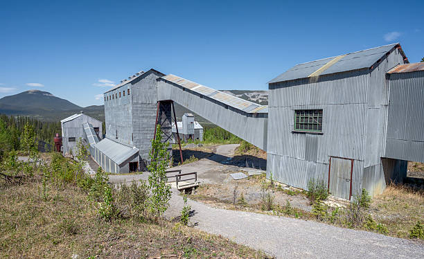 istock Overview of an Abandoned Mine at Nordegg 2222055776