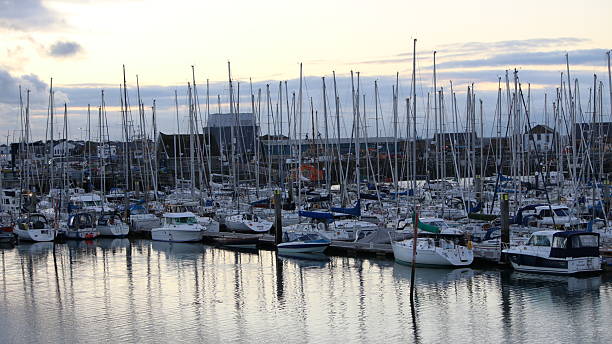 istock Yachts and Boats Docked in Howth Harbour, Dublin, Ireland 2222057714