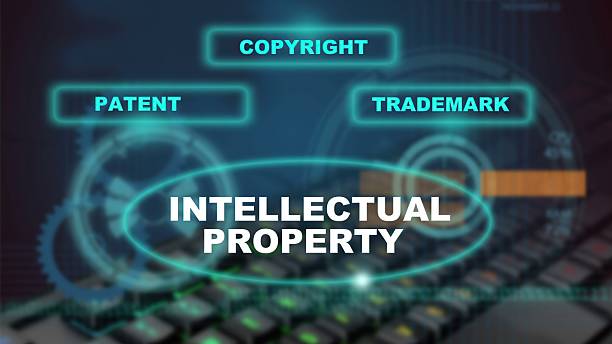 istock 3D illustration -  concept of intellectual property 2222059484