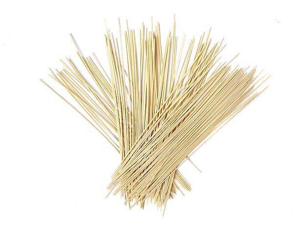 istock Dry spaghetti instant noodle isolated on white background 2222059606