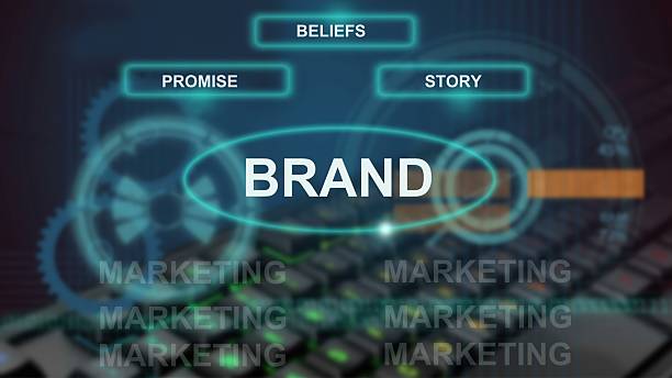 istock 3D illustration - concept of brand 2222059703