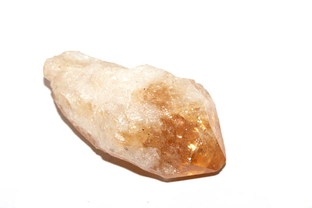 istock Crystal Citrine Quartz Natural Healing Stone Close Up Background 2222074325