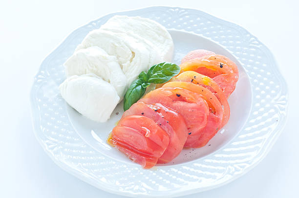 fantastic and delicious caprese salad with tomato, mozzarella e basil