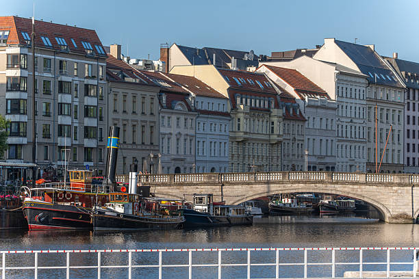 istock Boats on a Bridge in Historic Berlin. 2222077317