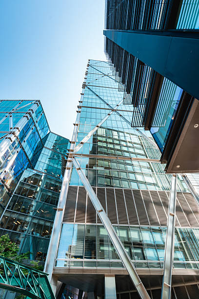 istock Modern skyscrapers reaching for the sky in london's financial district 2222085688