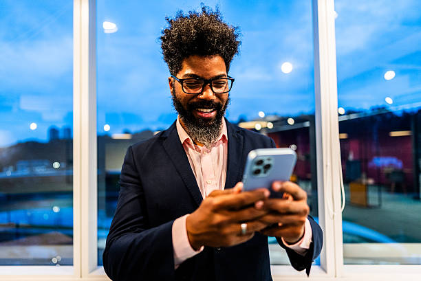 istock Businessman using mobile phone on the office 2222086392