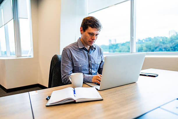 istock Businessman working on the office 2222087562