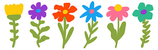 istock Collection of floral and botanical elements vector. Set of leaf, foliage wildflowers, plants, bloom, leaves and herb. Hand drawn of blossom spring season vector for decor, website, graphic and shop. 2222092114