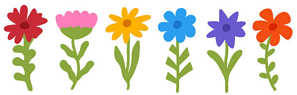 istock Collection of floral and botanical elements vector. Set of leaf, foliage wildflowers, plants, bloom, leaves and herb. Hand drawn of blossom spring season vector for decor, website, graphic and shop. 2222092206
