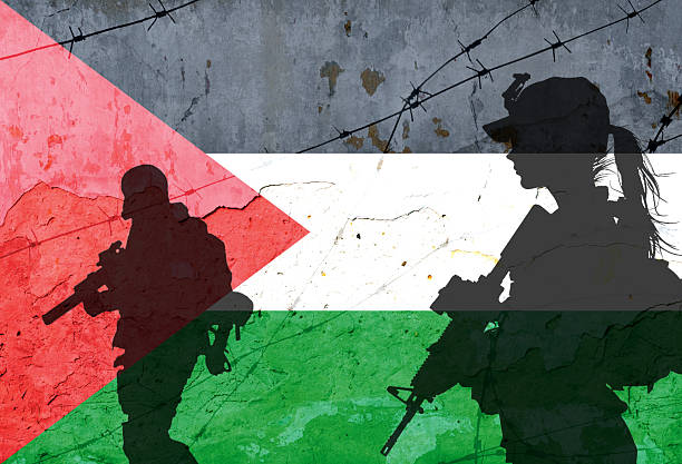 istock Conceptual image of war between Israel and Palestine 2222092641