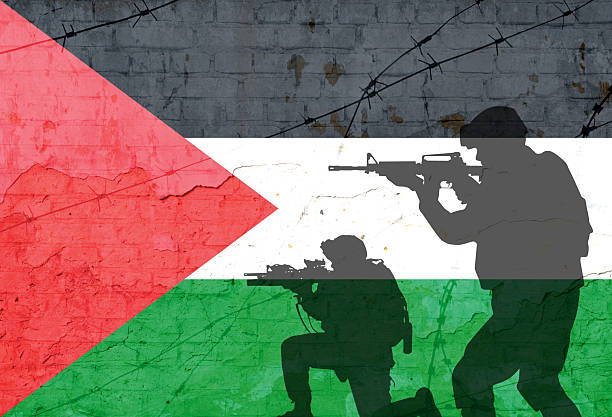 istock Conceptual image of war between Israel and Palestine 2222092683
