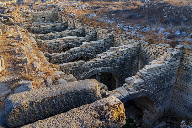 Stratonikeia ancient city from Yatagan, Mugla, Turkey.
