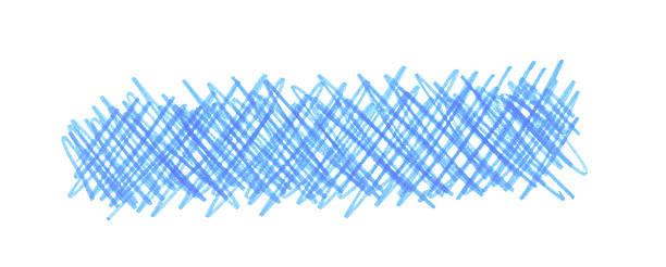 istock Color pencil strip line stroke. 2222096173